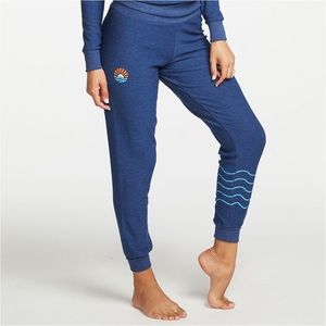 Chaser Sunshine Joggers Sun Waves Laguna Blue Size XS Sweatpants Soft Lounge